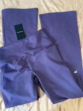 Fabletics Purple Flared Active Leggings size S